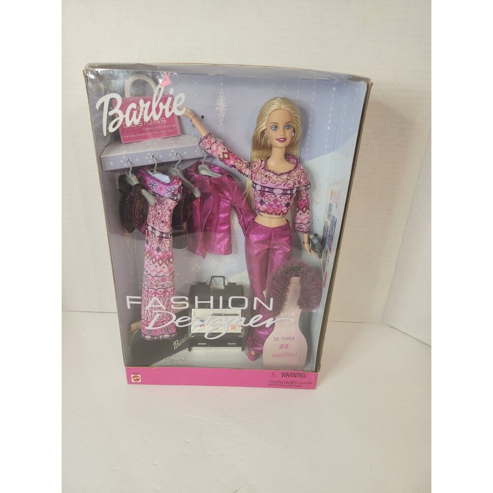 Fashion Designer Barbie Doll 23 Mix And Match Outfits 2000 Mattel
